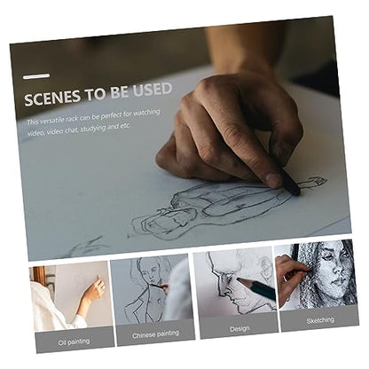 6pcs Professional Art Charcoal Compressed Sticks Drawing Set Medium Vine Charcoal Pencils Sketching Supplies for Artists Students