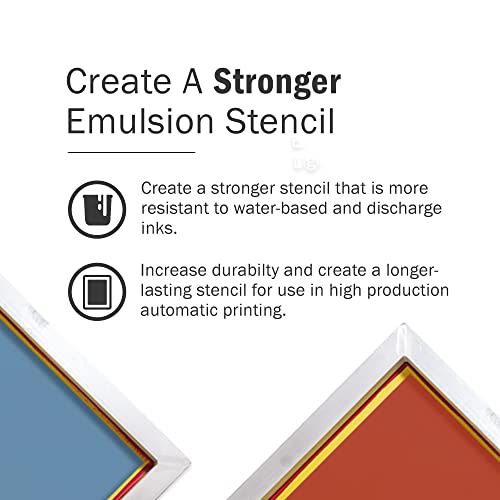 Ecotex® Emulsion Hardener for Screen Printing (Quart - 32oz.) – Enhances Stencil Durability Against Water-Based and Discharge Inks - Screen Print Direct® - size: 32 fl oz