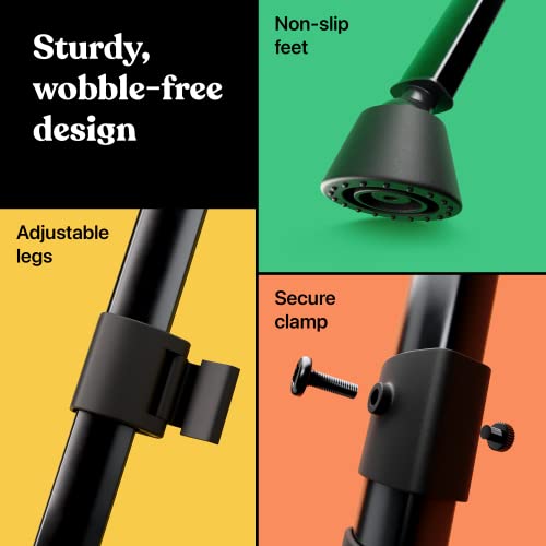 T-Sign 17 to 66 Inch Heavy Duty Easel Stand - Adjustable Metal Tripod Art Easel for Painting and Display, Portable Canvas Stand with Carrying Bag for Artists, Tabletop and Outdoor Use (Black, 1 Pack) - style: 66 Inch Anthracite Black (1 Pack)