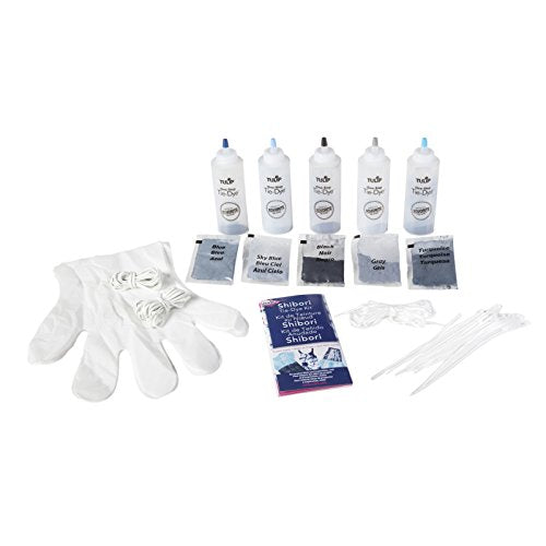 Tulip One-Step Tie-Dye Kit One-Step Tie Kit Fabric Dye, Shibori - color: Shibori