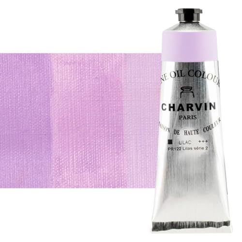 Charvin Fine Oil Paint 150 mL Tube Lilac – Professional Artist Oil Color, Archival Quality, Smooth Finish, Nature-Inspired Tone - color: Lilac