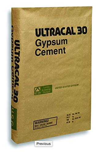 ULTRACAL 30 Gypsum Cement - Plaster - for Mold Making and Casting, Ideal for Latex Molds! Takes Excellent Detail (15 lb) - size: 15 lb