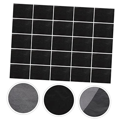 Angoily Graphite Carbon Transfer Paper for Tracing and Copying 25 Sheets of Graphite Paper for Artists DIY Projects and Office Use