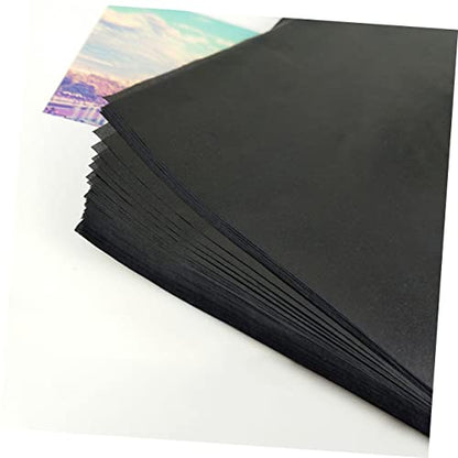 Artibetter Carbon Graphite Copy Paper Sheets 75pcs Transfer Paper Pad for Easy Pattern Transfer Artwork