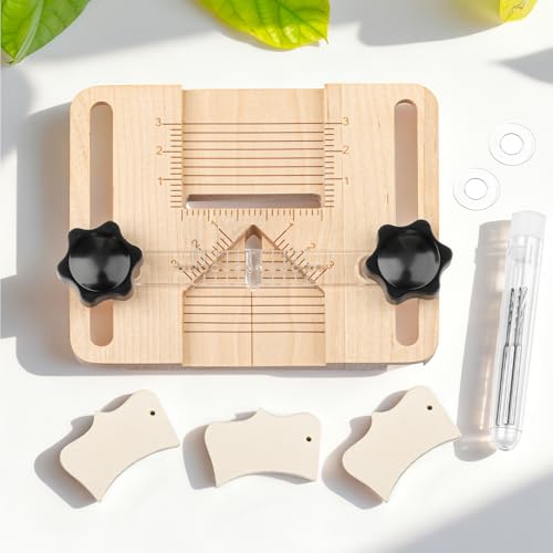 Polymer Clay Earring Hole Drill Guide Tool, Precision Drilling Guide for Polymer Clay Jewelry Earring Making Tools & Clay Craft Accessories
