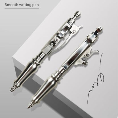 Dr. Metalleung Heavy - Duty Stainless Steel Bolt Action Pen - The Epitome of Style & Function for EDC - Loving Men - style: Telegraph Pen