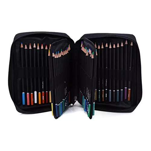 72 Pcs Professional Oil Colored Pencils Set Artist Painting Sketching Drawing