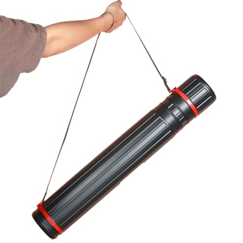 Telescoping Art Transport Tube for Document Art Drawing Artwork, Telescoping Painting Traveling Tube Storage Holder Painting Travel