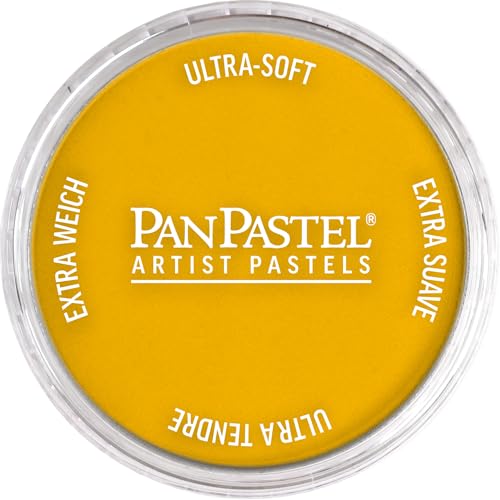 PanPastel Artist Pastels by GOLDEN, Diarylide Yellow, 2.44” / 62mm Pan Diameter, Professional Artist Pastels, Unique Pan Format (cake-like) - color: Diarylide Yellow, size: 1 Count (Pack of 1)