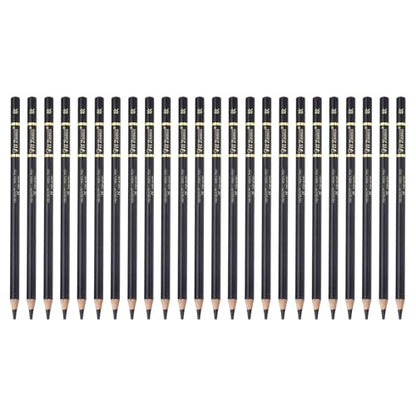 PATIKIL 24Pcs Drawing Pencils for Sketching, Soft Refill Sketch Pencils for Drawing, Graphite Art Pencil Set Professional Resistant Lead for Painting Shading Artist Office Supplies - size: Soft