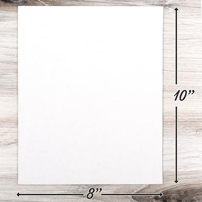 ArtSkills Canvas Boards for Painting, Canvas Painting Supplies for Artists, 8x10 Primed Blank Canvas Panel Pack, 2-Pack - size: 8x10