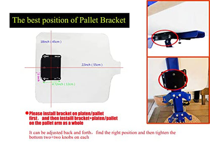 INTBUYING Screen Printing Press T-Shirt Screen Printing Machine One Color One Staion Manual with Removable Pallet Bracket