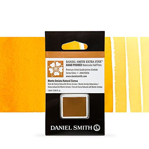 Daniel Smith Daniel Smith Watercolors Half Pan (Monte Amiata Natural Sienna) 284650056 - color: Monte Amiata Natural Sienna