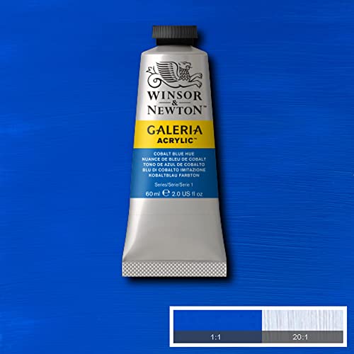 Winsor & Newton Galeria Acrylic Color, 60ml (2-oz) Tube, Cobalt Blue Hue - color: Cobalt Blue Hue, style: 2-oz Tube