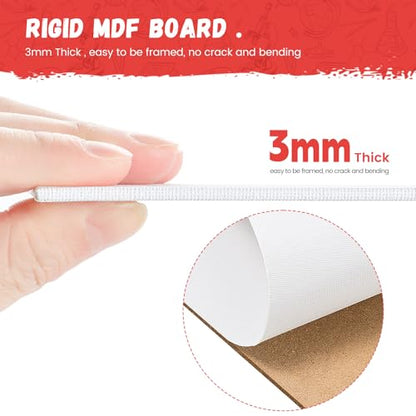 Simetufy 4 x 6 inch 12 Pack Small Painting Canvas Boards- Gesso Primed Acid-Free 100% Cotton Mini Canvas Panels for Acrylics Oil Watercolor Tempera Paints - size: 4"x6"
