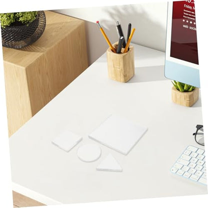 WRITWAA 4pcs Gel Printing Plates Gel Press Monoprinting Kit Reusable 8mm Thick 152x152mm for Scrapbooking Card Making and Artistic Printmaking Supplies