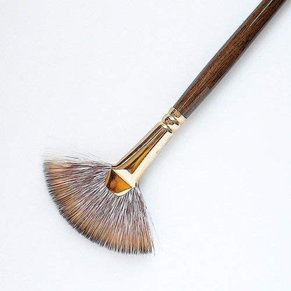 Winsor & Newton Monarch Fan Long Handle Brush, Size 2 - size: #2, style: Fan
