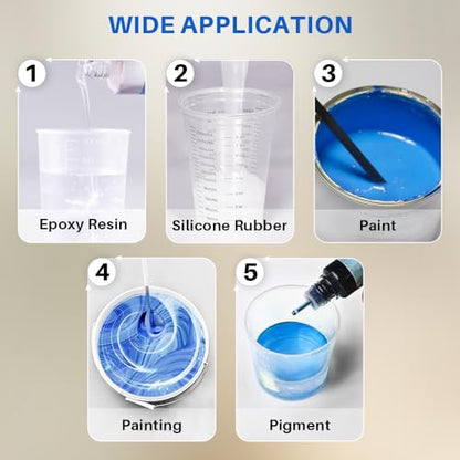 OSBANG Electric Resin Mixer with Stand, Rechargeable Epoxy Resin Mixer with Hands-Free Resin Mixer Stand for Save Your Wrist, Resin Accessories for Resin, Silicone, Resin Molds, Soap Making & More