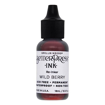 Spellbinders BetterPress Letterpress Ink Pad & Reinkers Bundle (Nature) - color: Nature