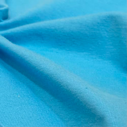 Cotton Spandex Jersey Fabric - 4 Way Stretch - 60" Width Sold by The Yard - Ideal for T-Shirts, Dresses, Athleticwear Apparel (Aqua, 5 Yards) - color: Aqua, size: 5 Yards