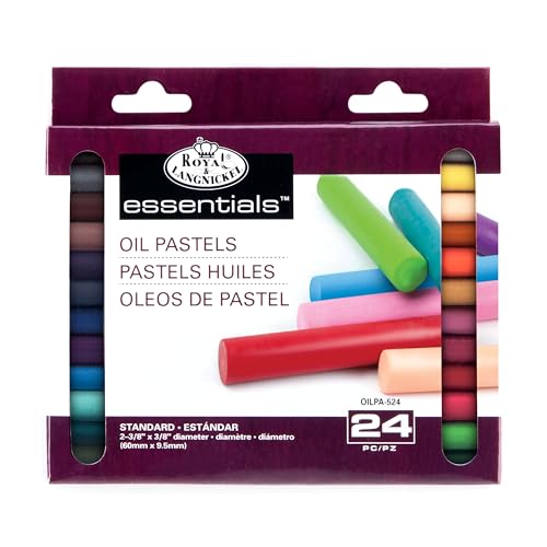 Royal & Langnickel Essentials Oil Pastels, Small, 24 Color Set - size: 24 Pack