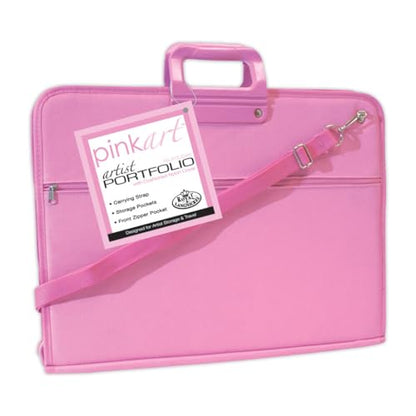 ROYAL BRUSH Pink Art Artist Portfolio Case, 14"X18" - color: Pink, size: UNITS