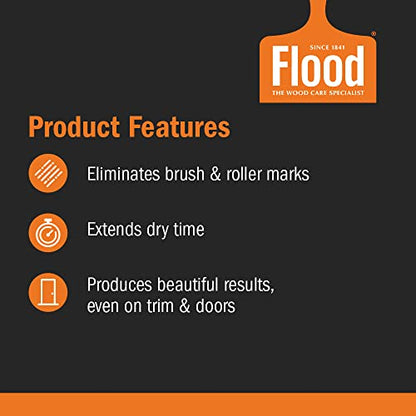 Flood 1 Gal. Floetrol Latex Paint Additive - size: 128 Fl Oz (Pack of 1), style: Latex/Acrylic Paint Additive