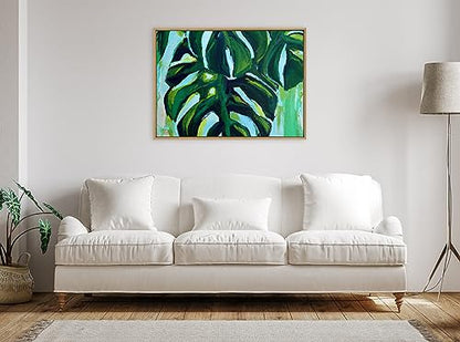 Kate and Laurel Sylvie Blank Framed Canvas Wall Art, 28x38 Natural, Modern Empty Canvas for Paint-Your-Own Art, Premium Canvas Already Framed - color: Natural, size: 28"L x 38"W