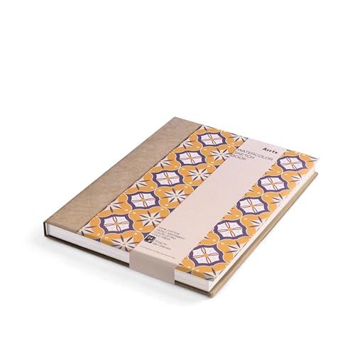 Arrtx Watercolor Sketchbook, A5 8.3 x 5.9 Inch 100% Cotton Cold Press, 300gsm/140lb, Acid-Free, Double-Sided Textured Surface, 24 Sheets for Painting, Sketching & Mixed Media - size: 8.3 x 5.9 inch