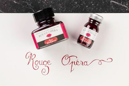 Herbin Fountain Pen Ink - 30ml Bottled - Rouge Opera - color: Rouge Opera, size: 1 fl oz