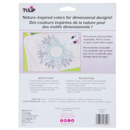 Tulip 10 Color Dimensional Paint, Multicolor, 10 Count (Pack of 1)