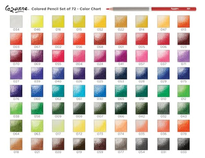 Cezanne Color and Graphite Pencil Set - Professional Artist Quality Drawing and Coloring Pencils Break Resistant Leads with Triple Coated Barrels