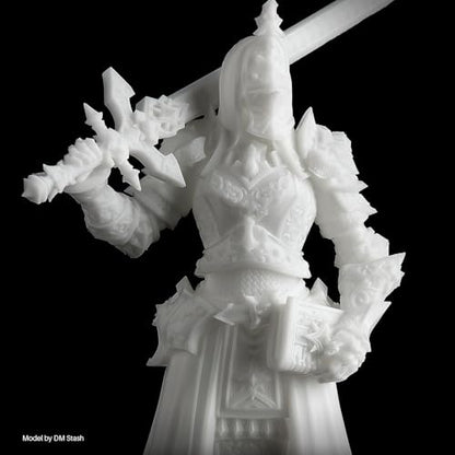 ELEGOO ABS-Like Resin 3.0 Pro, Higher Scratch-Resistance 3D Printing Photopolymer Resin, 405nm UV Resin for MSLA/DLP/LCD Printers Fast Curing High Precision Non-Brittle, White 1000g - color: White, size: M-1000g