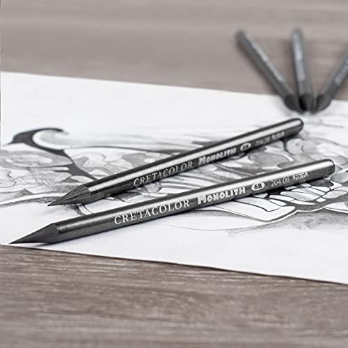 Cretacolor Monolith Woodless Graphite Pencil, 6B