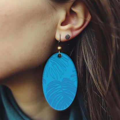 Monstera Turtle Polymer Clay Texture Sheet Silicone Texture Stamp Sheets Plant Leaf Clear Texture Mat Modeling Pattern Pad Reusable for Scrapbooking Clay Pottery Earrings Jewelry Making - style: Turtleback Bamboo Floral