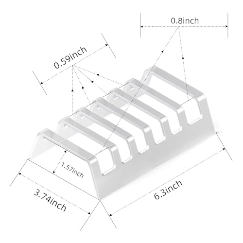 Clean Acrylic Paint Brush and Makeup Brush Drying Stand Holder for Vanity or Artist Studio Use (2pack)