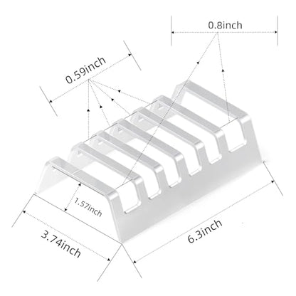 Clean Acrylic Paint Brush and Makeup Brush Drying Stand Holder for Vanity or Artist Studio Use (2pack)