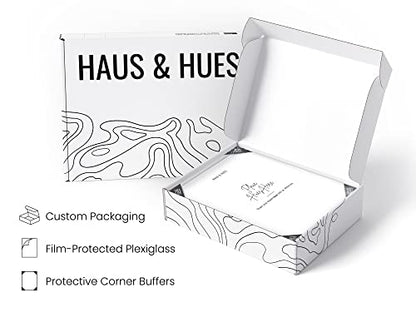 HAUS AND HUES 5x7 White Metal Picture Frames - Bulk Frames 5X7 - Features Premium Aluminum, Vertical Hanging, Easel Back for Tabletop, Home, Office (5x7 in, White, Set of 15) - color: White Metal, size: 5x7 in, style: Set of 15