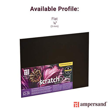 Ampersand Art Supply Scratchbord | Parrot | 5’’ x 7’’ | Professional Scratchboard Art Panel | for Scratchboard Drawing, Illustration & Mixed Media - style: Parrot