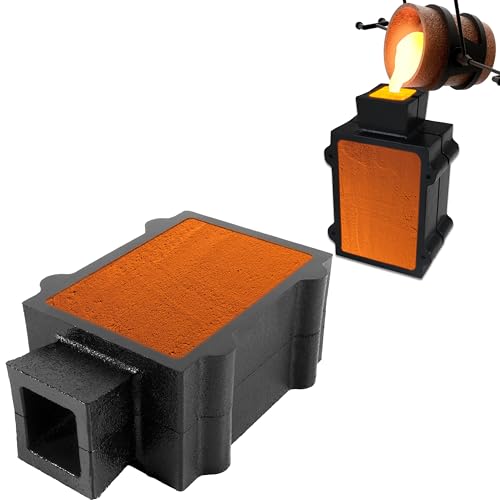 Simond Store 2 Part Sand Casting Mold - Cast Iron Casting Flask Mold for Jewelry Making Supplies for Metal Casting, Metal Casting Molds, Petrobond Casting Sand - size: 2 Part Flask Mold