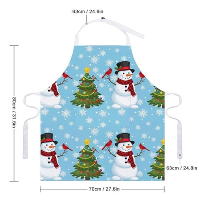 Cooking Apron for Adults with Pockets, Waterproof Oil Resistant Bib for Kitchen Restaurant BBQ Baking - color: Style (322)