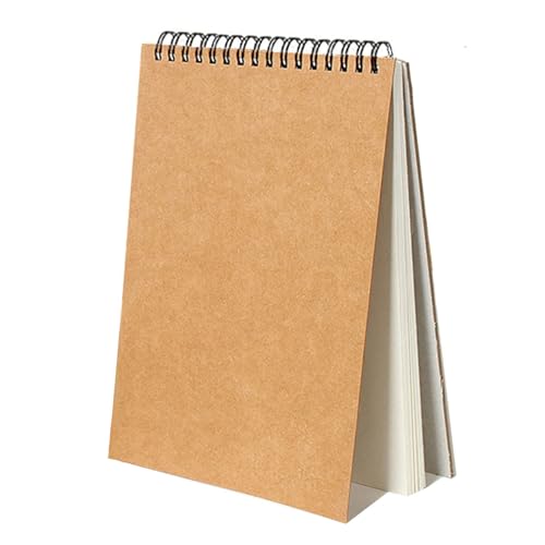 Sketch Book Pad, Drawing Paper 5.5" x 8.5" Spiral Bound, Bound (98lb/160gsm), Pack of 1, Durable Acid Free Sketchbook for Painting, 30 Sheets Each (1 Pack- 5.5"X8.5") - color: 1 Pack- 5.5"X8.5"