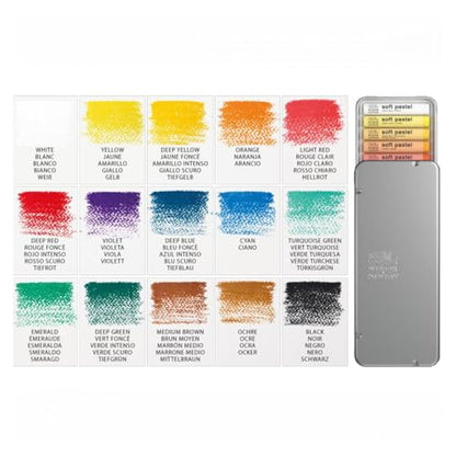 Winsor & Newton Professional Soft Pastels, Set of 15 - style: Set of 15