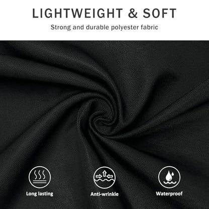 BOHARERS 2 Pack Cooking Kitchen Aprons with 2 pockets Unisex Adjustable Chef Apron for Women Men - color: A1-2 Pack Black