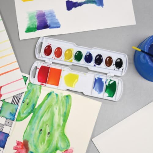 UCreate Watercolor Paper, White, Package, 140 lb., 9" x 12", 50 Sheets - size: 9-x-12-Inch