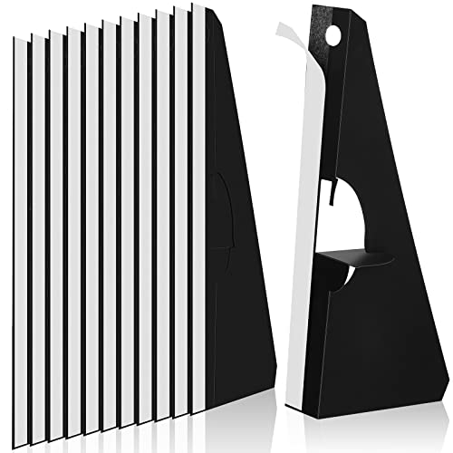 Marspark Poster Stand Self Stick Easel Back Poster Board Stand Convenient Peel and Stick Self Adhesive Easels Display Cardboard Sign (15 Inch,Black,12 Pack) - color: Black, size: 15 Inch