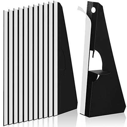 Marspark Poster Stand Self Stick Easel Back Poster Board Stand Convenient Peel and Stick Self Adhesive Easels Display Cardboard Sign (15 Inch,Black,12 Pack) - color: Black, size: 15 Inch