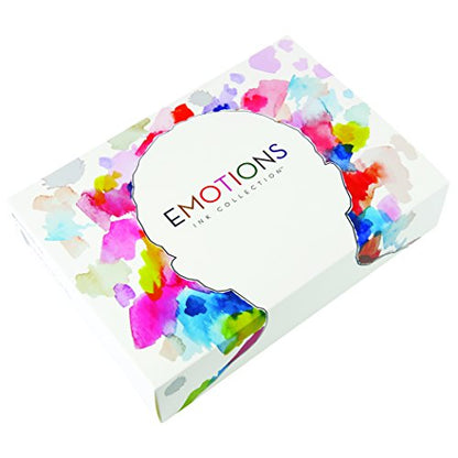 Monteverde USA Emotions Ink Collection Gift Set – 10 Expressive Fountain Pen Inks, 30ml Bottles, Rich & Vibrant - color: Emotions