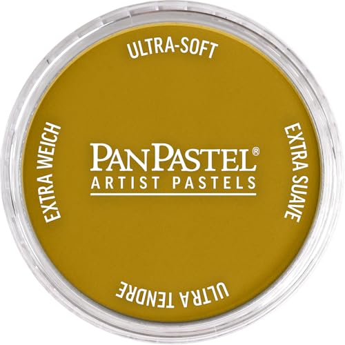 PanPastel Artist Pastels by GOLDEN, Diarylide Yellow Shade, 2.44” / 62mm Pan Diameter, Professional Artist Pastels, Unique Pan Format (cake-like) - color: Diarylide Yellow Shade, size: 1 Count (Pack of 1)