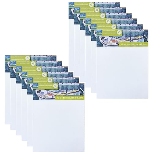 Artist's Loft Level 3 Gallery Wrapped Heavy Duty Canvas, 12 Pack - size: 12\ x 16\
